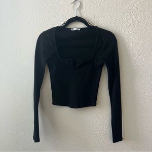 Zara Square Neck Top